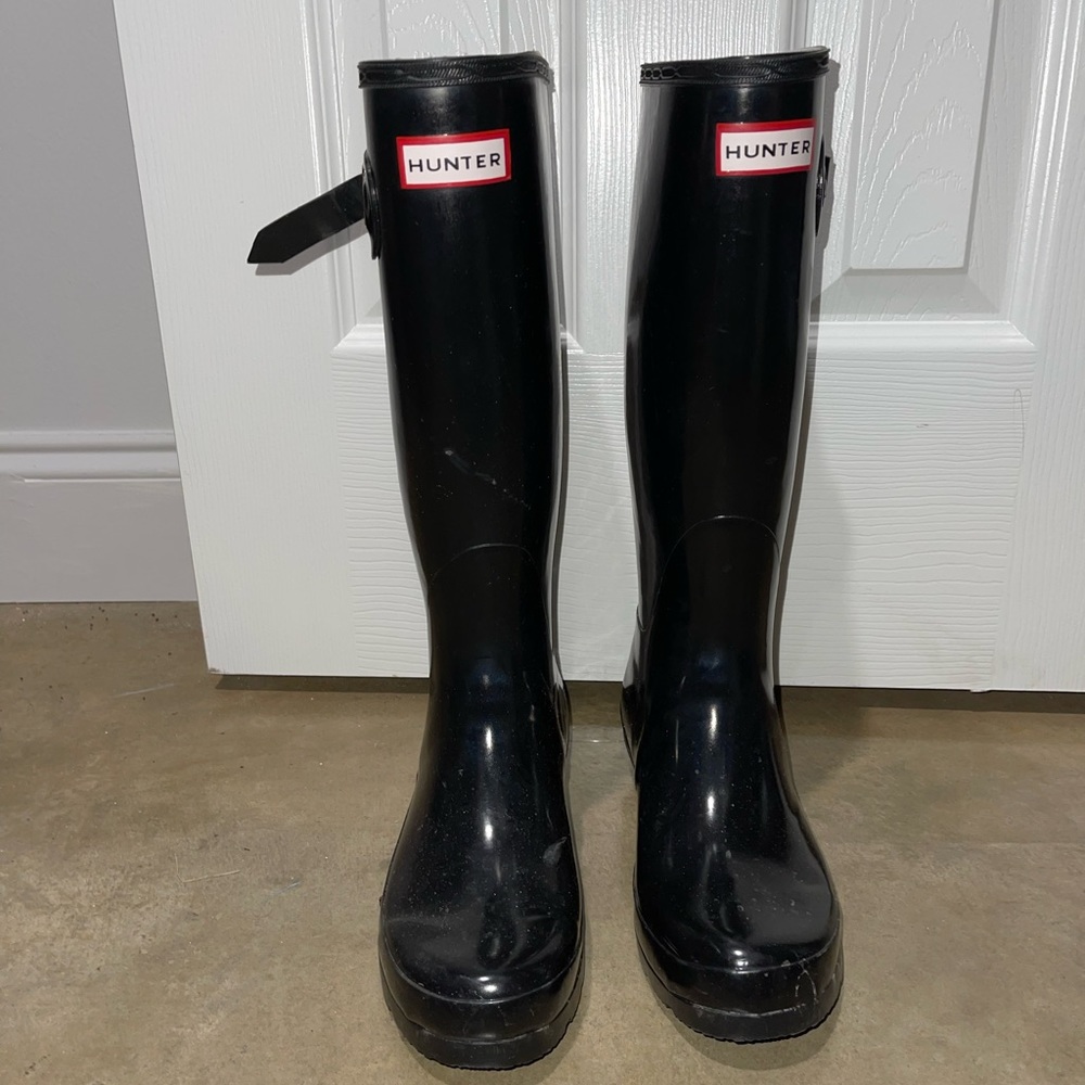 Black Hunter rain boots size 7